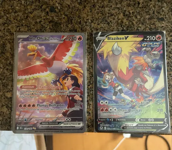 Hoho do Ethan 230/182 nm e Blaziken v tg14/tg30 sp