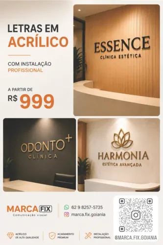 Letras - Logos em acrilico 5mm - Para Recepções, Escritórios, Clínicas...