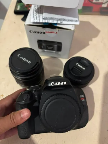 Canon t3i p conserto + lente 50mm + lente 18-55mm