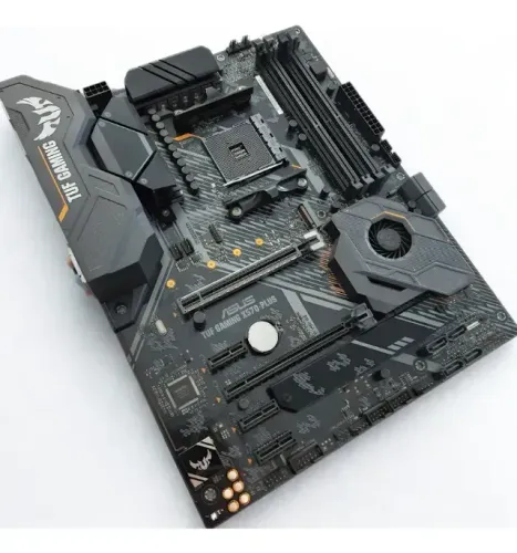 Placa-Mãe ASUS TUF Gaming X570-Plus/BR, AM4, ATX, DDR4, Preto - TUF Gaming X570-PLUS/B