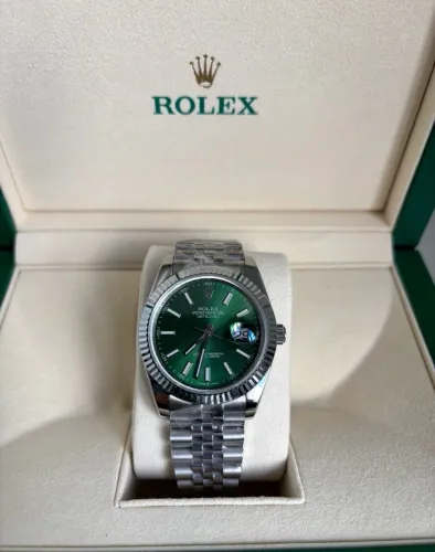 Vendo Relógio Datejust Jubilee Green 2026 Automático base ETA novo na cx original