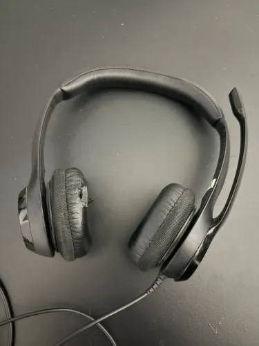 headset com fio usb logitech h390