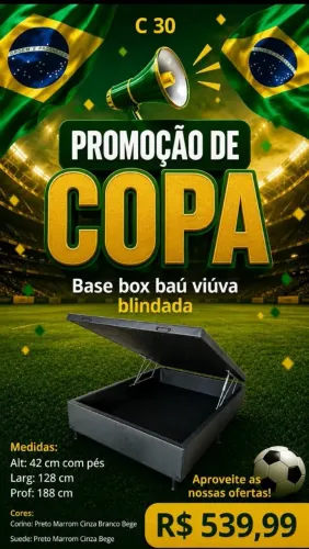 BASE BAÚ CASAL BLINDADA