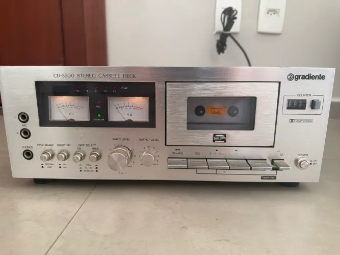 CD-3500 Stereo Cassete Deck Gradiente impecavel
