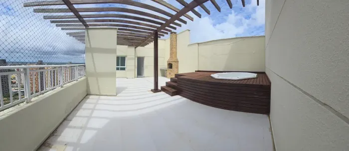 Oferta!! Linda Cobertura 4/4 C/ 171m² No Residencial Villa Park - Ponta Negra