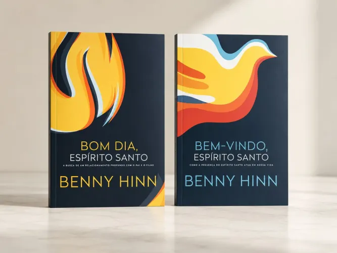 Kit de livros novos: Bom dia Espírito Santo e Bem Vindo Espírito Santo- Benny Hinn