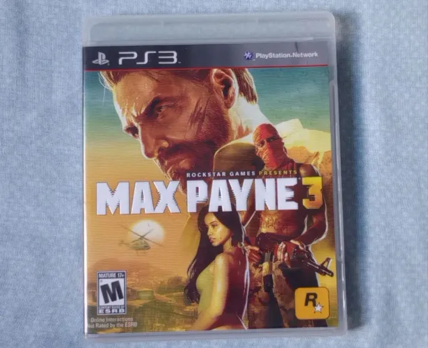 Max Payne 3 PS3 CIB Completo Original Rockstar Games