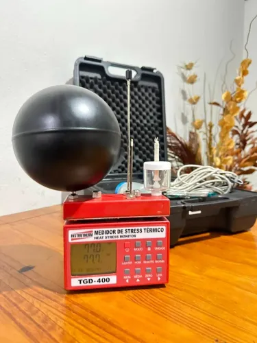 Medidor de stress térmico (termômetro de globo) Instrutherm TGD-400