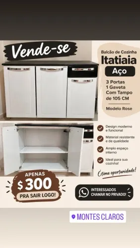 Vende-se balcão Itália