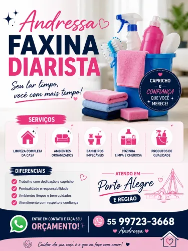 Faxinas,Diárias em geral