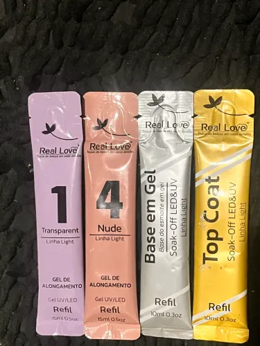 Refil em Gel, Base e Top Coat