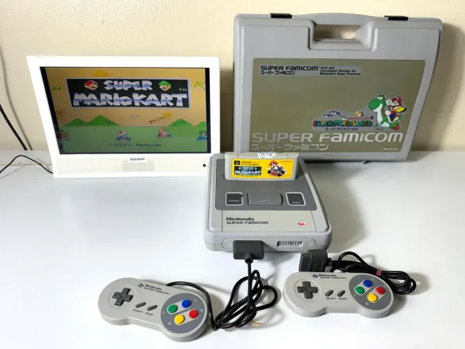 Super famicon + maleta