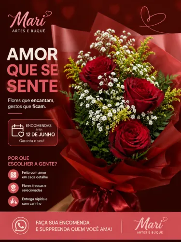 BUQUÊ DE ROSAS