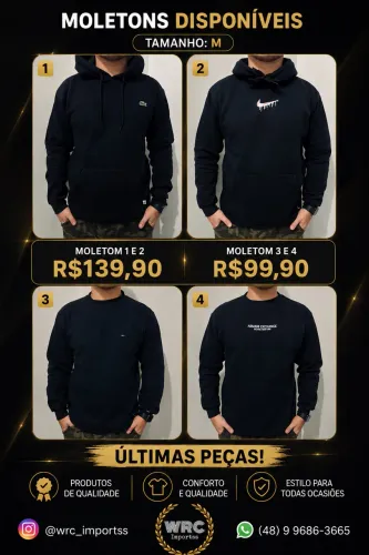 Moletons multimarcas