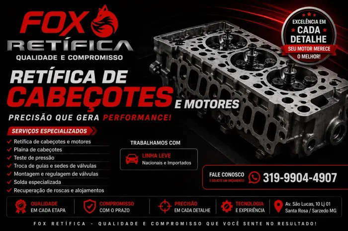 Retífica de cabeçotes e motores