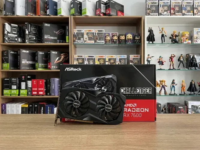 Placa de Vídeo ASRock Radeon RX 7600 8GB Challenger OC GDDR6 HDMI 2.1