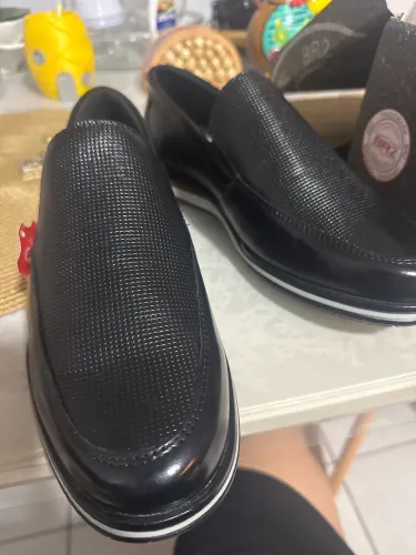 Sapato Social Preto Novo Couro Legítimo