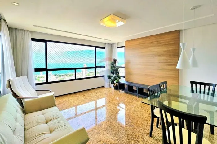 Lindo apart. mobiliado no Ed. Studio da Praia em Ponta Negra com vista mar e Morro do Care