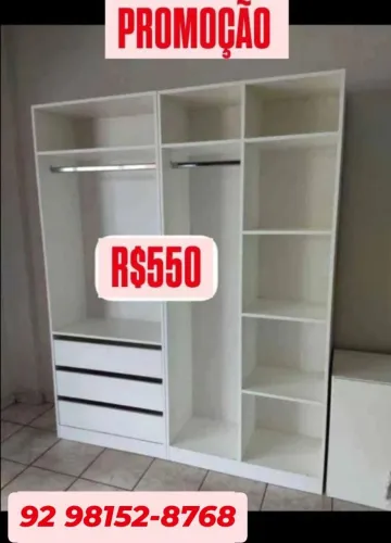 Closet MDF branco 
