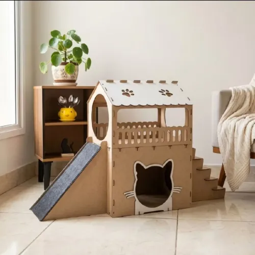 Casa de gato é cachorro.