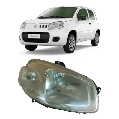farol direito Fiat uno Vivace 2013