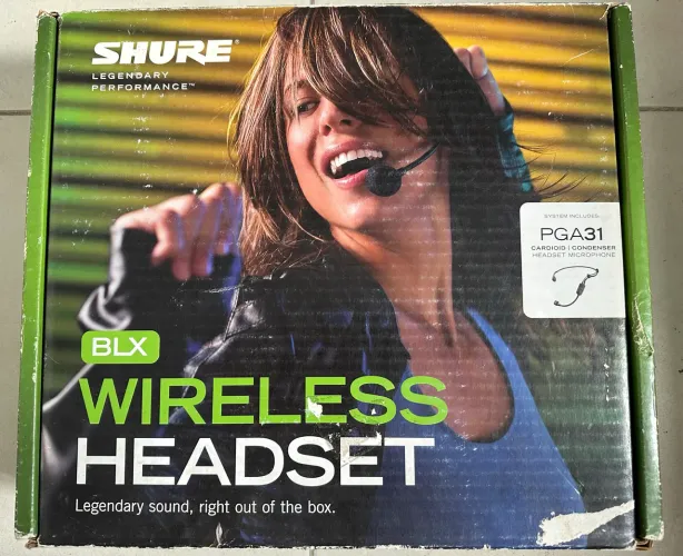 Microfone Headset Sem Fio Shure BLX14BR/P31