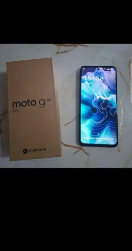 Motorola g35 completo com nota fiscal e carregador 