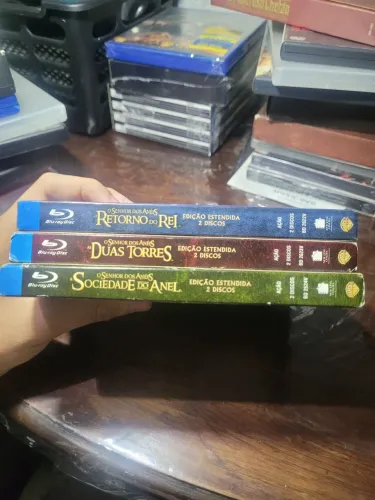 blu ray coleçao o senhor dos aneis versão estendida