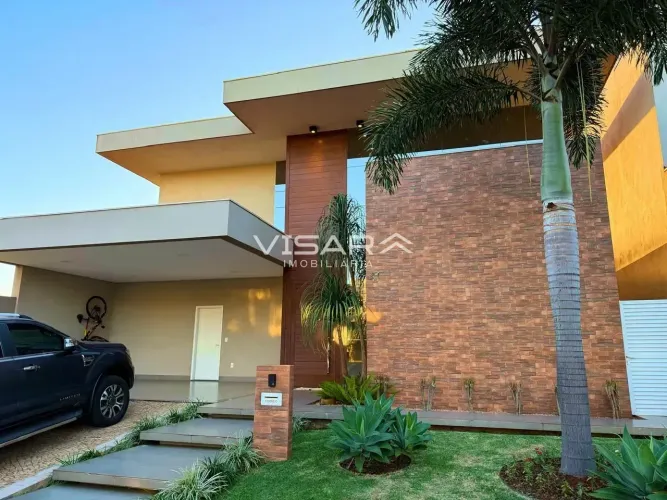 Casa com 04 suítes à venda - Condomínio fechado Ecoville Residence & Resort em Dourados/MS