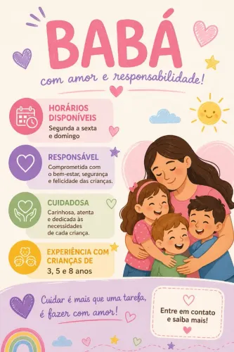 Babá Disponível