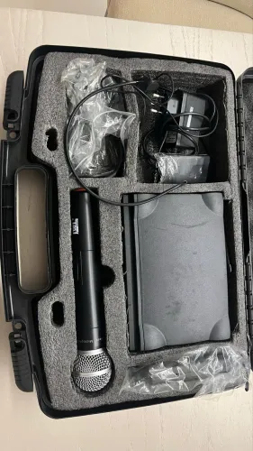 Kit microfone sem fio para igreja