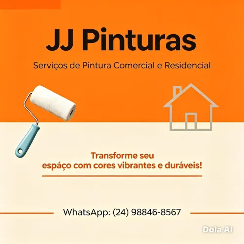 Trabalhamos com pinturas residencial e comercial!