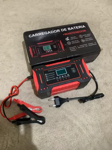 CARREGADOR DE BATERIA 12V 6A ? Novo lacrado