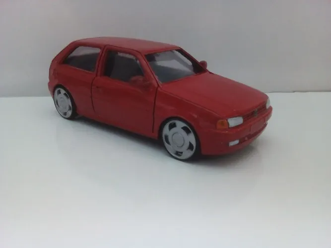 Miniatura Gol bola 1:24 em resina