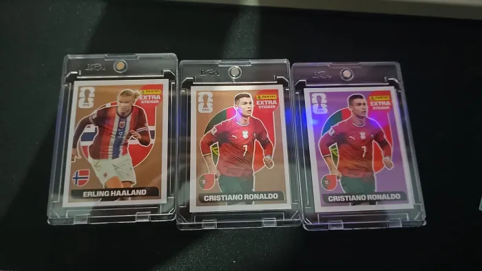 CR7 Bronze, CR7 Roxo, Haaland Bronze