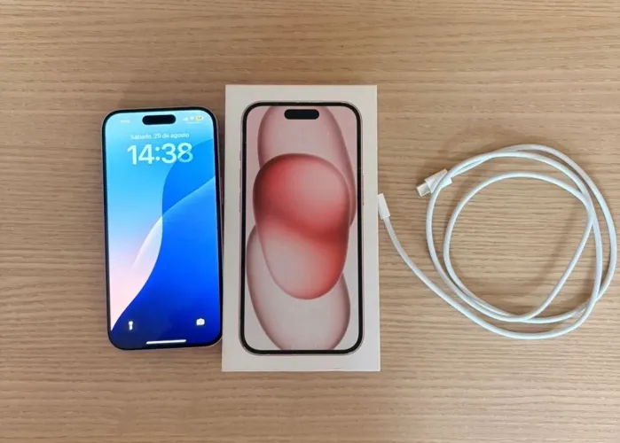 iphone 15 rosa 128gb