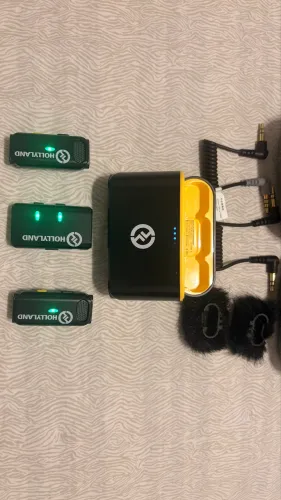 Microfone Hollyland LARK M1 Duo Completo - Estado de Novo, Usado 1 Vez