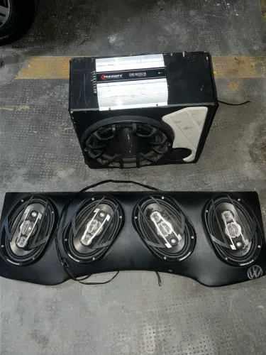 SOM AUTOMOTIVO CAIXA MODULO E ALTO FALANTE
