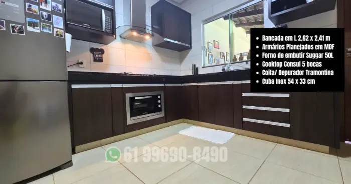 OPORTUNIDADE: Cozinha Planejada Completa + Eletros