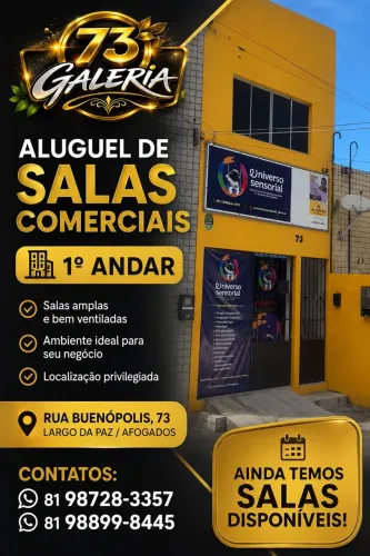 Alugamos salas comerciais