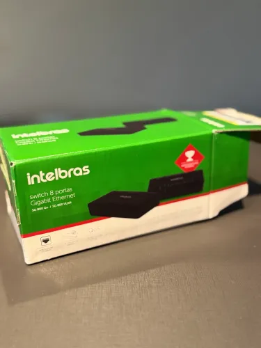 Switch Intelbras de 8 Portas Giga Nao Gerenciavel Sg 800 Q+