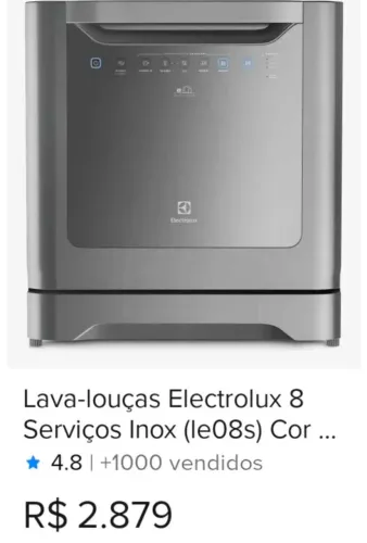 Lavar louça Electrolux 