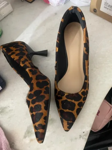 Sapato Scarpin Feminino Salto Fino - Couro e Cia