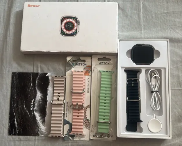 Smartwatch NOVO na caixa + Pulseiras extras zero! C/envio p/ todo o país 