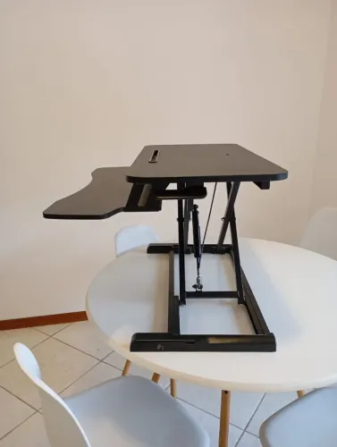 Elevador de Mesa VIVO DESK-V000S - Altura Ajustável até 81cm - Preto