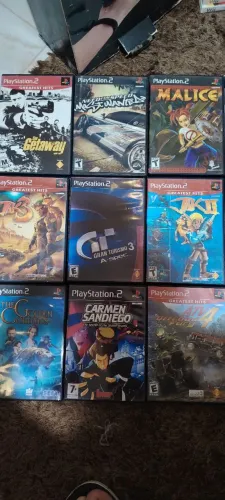 Jogos Originais PlayStation 2 seminovos valores apartir 50 até 200 dependendo do titulo