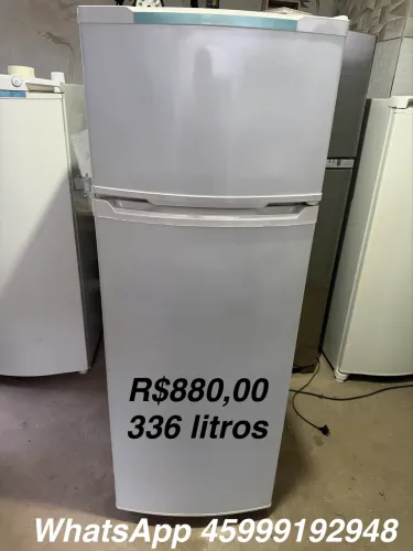 Geladeira duplex consul funcionando 336 litros 