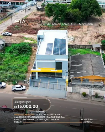 Prédio comercial 425 m² + Salas + Energia solar