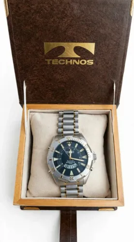 Relogio Technos Masculino <br><br>24<br><br>Masculino<br><br>000<br><br>Skydiver Bicolor WT2050AXN1A<br><br>16:08?