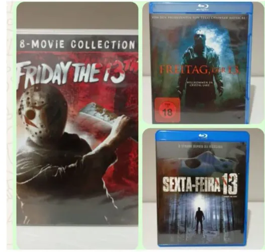 Coleção Sexta Feira 13 ( Blu-rays e DVDs. )